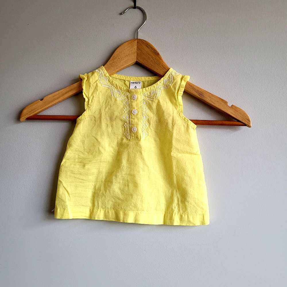 SOLD 2/$10 Sz 6m: Summer blouse